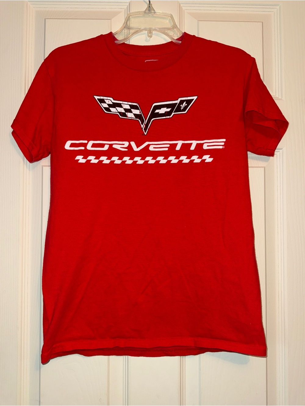 Corvette Men's Red Logo Graphic T-Shirt